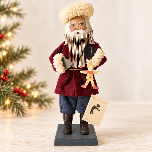 Vintage santa folk art - santa,